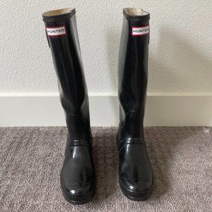 Tall Gloss Hunter Rain Boots